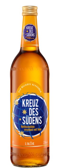 Das Foto zeigt die NN Kreuz des Südens Flasche