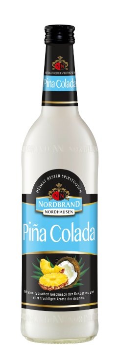 Das Foto zeigt die NN Pina Colada Flasche